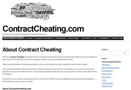 Contract Cheating New Web Site